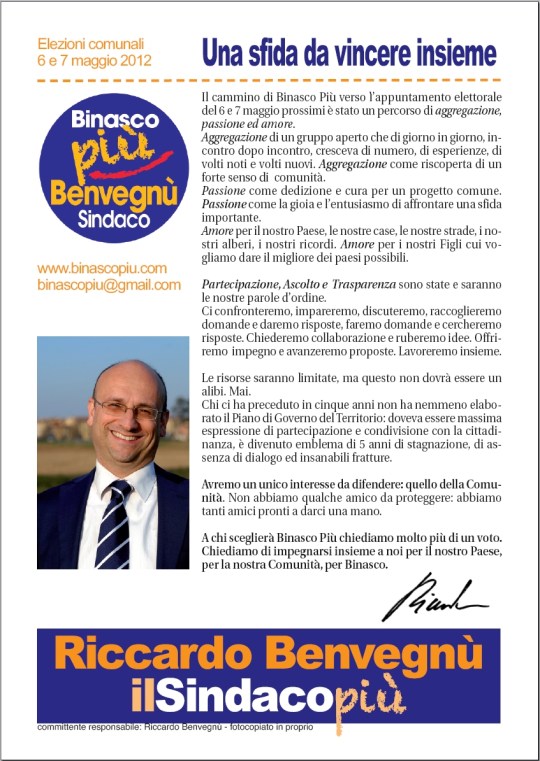 Una sfida da vincere insieme