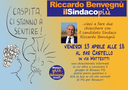 Due chiacchiere col candidato Sindaco