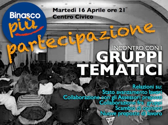 Incontro Binasco PIU'