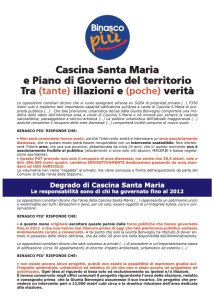 Casina S.Maria e PGT: tra (tante) illazioni e (poche) verità