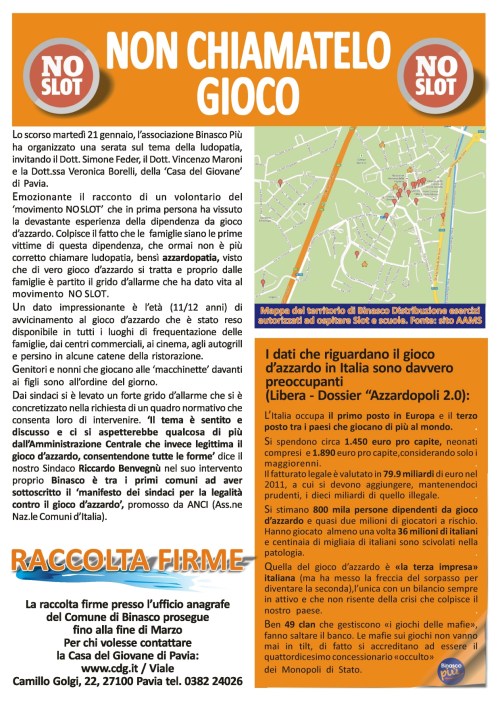 Non chiamatelo gioco